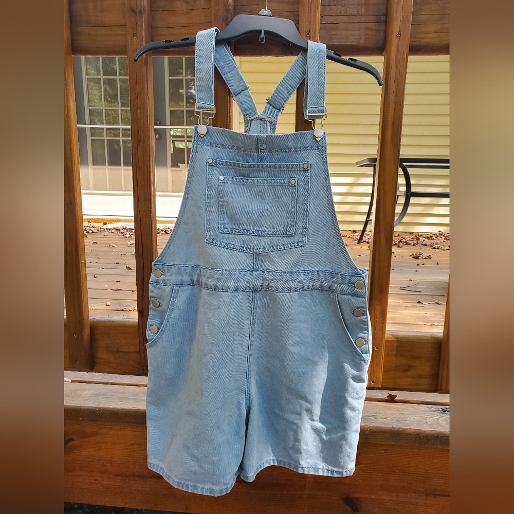 Light Blue Denim Overalls